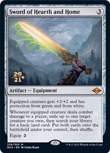 Sword of Hearth and Home (238), Prerelease Cards — Magic card price