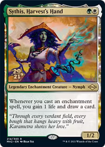 Sythis, Harvest's Hand (214), Prerelease Cards — Magic card price
