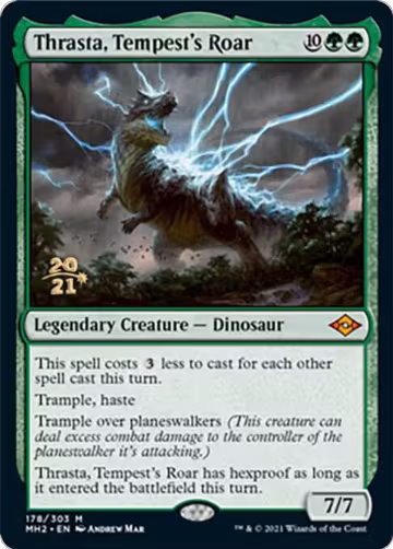 Thrasta, Tempest's Roar (178), Prerelease Cards — Magic card price