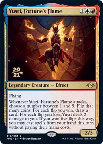 Yusri, Fortune's Flame (218), Prerelease Cards — Magic card price