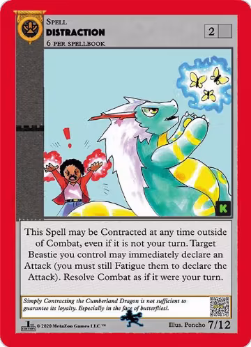 Distraction (7), Cryptid Nation: Kickstarter Edition Tribal Theme Decks — MetaZoo card price