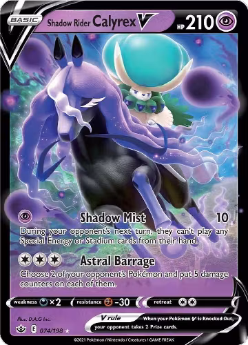 Shadow Rider Calyrex V (074/198), Chilling Reign — Pokémon card price