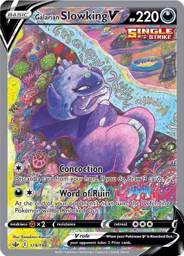 Galarian Slowking V (Alternate Full Art) (179/198) — card price