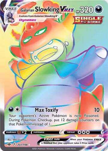 Galarian Slowking VMAX (Secret) (207/198), Chilling Reign — Pokémon card price