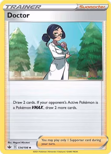 Doctor (134/198), Chilling Reign — Pokémon card price