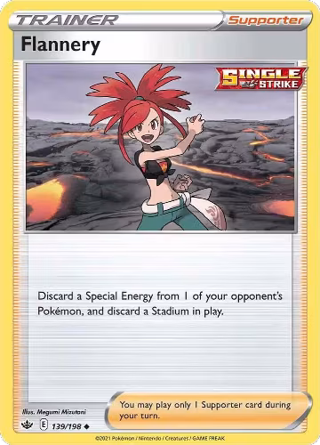 Flannery (139/198), Chilling Reign — Pokémon card price