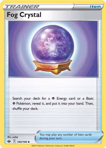 Fog Crystal (140/198), Chilling Reign — Pokémon card price