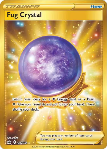 Fog Crystal (Secret) (227/198), Chilling Reign — Pokémon card price