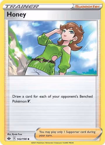 Honey (142/198), Chilling Reign — Pokémon card price