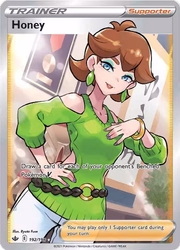 Honey (Full Art) (192/198), Chilling Reign — Pokémon card price