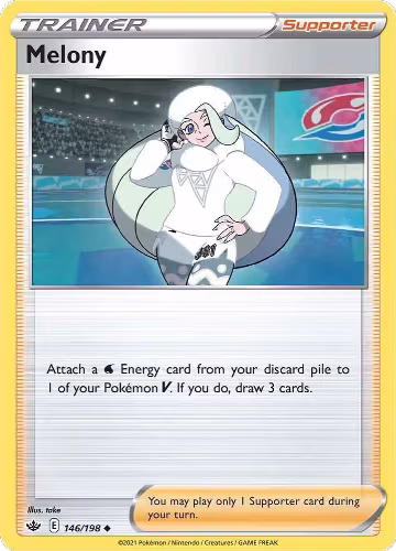 Melony (146/198), Chilling Reign — Pokémon card price