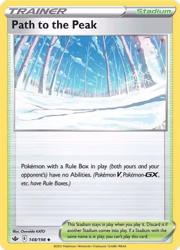 Path to the Peak (148/198), Chilling Reign — Pokémon card price