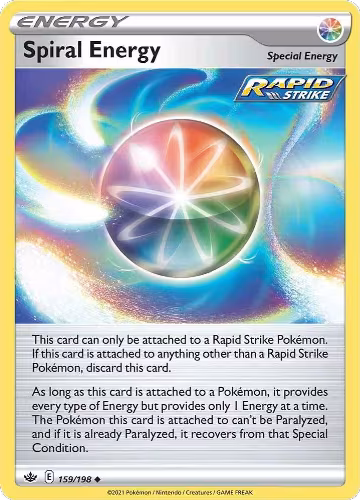 Spiral Energy (159/198), Chilling Reign — Pokémon card price
