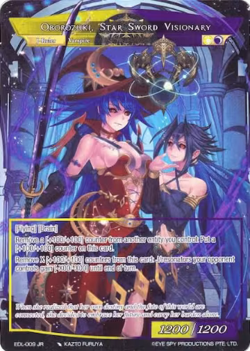 Oborozuki, Star Sword Visionary (Full Art Ruler) (EDL-009 RR/JR), The Epic of the Dragon Lord — Force of Will card price