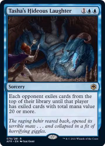 Tasha's Hideous Laughter (78), Adventures in the Forgotten Realms — Magic card price