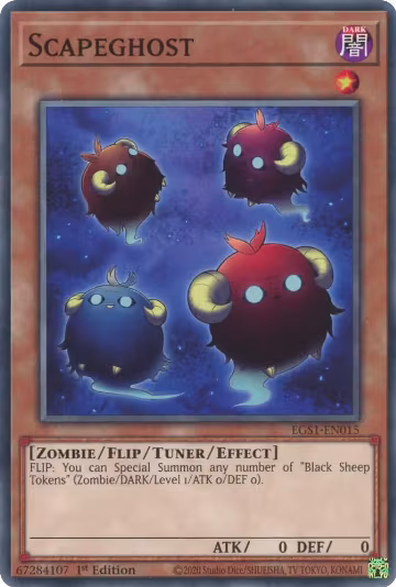 Scapeghost (EGS1-EN015), Egyptian God Deck: Slifer the Sky Dragon — Yu-Gi-Oh! card price