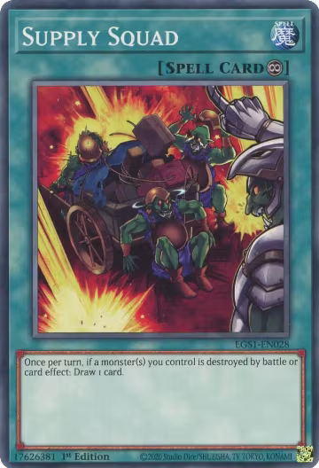 Supply Squad (EGS1-EN028), Egyptian God Deck: Slifer the Sky Dragon — Yu-Gi-Oh! card price