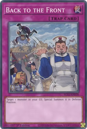 Back to the Front (EGS1-EN038), Egyptian God Deck: Slifer the Sky Dragon — Yu-Gi-Oh! card price