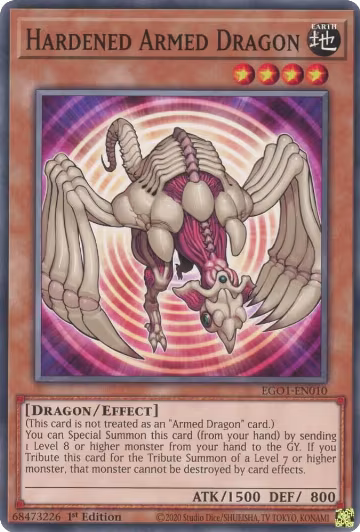 Hardened Armed Dragon (EGO1-EN010), Egyptian God Deck: Obelisk the Tormentor — Yu-Gi-Oh! card price
