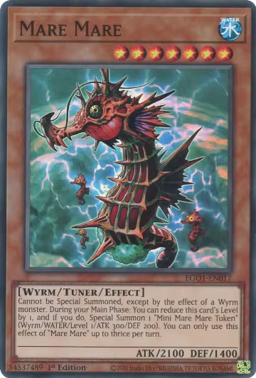 Mare Mare (EGO1-EN017), Egyptian God Deck: Obelisk the Tormentor — Yu-Gi-Oh! card price