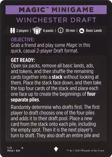 Magic Minigame: Winchester Draft (1), Modern Horizons 2 — Magic card price