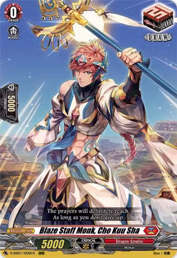 Blaze Staff Monk, Cho Kuu Sha (D-SS01/009EN), D-SS01: Festival Collection 2021 — Vanguard card price
