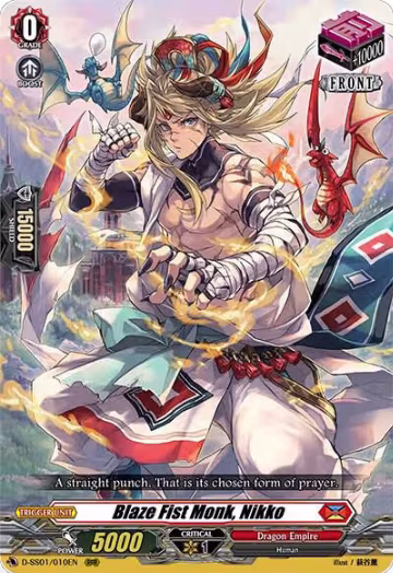 Blaze Fist Monk, Nikko (D-SS01/010EN), D-SS01: Festival Collection 2021 — Vanguard card price