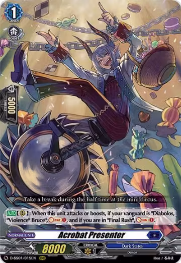 Acrobat Presenter (D-SS01/015EN), D-SS01: Festival Collection 2021 — Vanguard card price