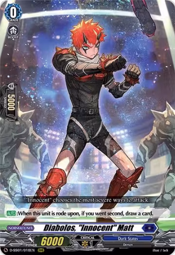 Diabolos, "Innocent" Matt (D-SS01/018EN), D-SS01: Festival Collection 2021 — Vanguard card price