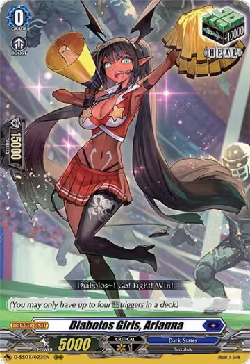 Diabolos Girls, Arianna (D-SS01/022EN), D-SS01: Festival Collection 2021 — Vanguard card price