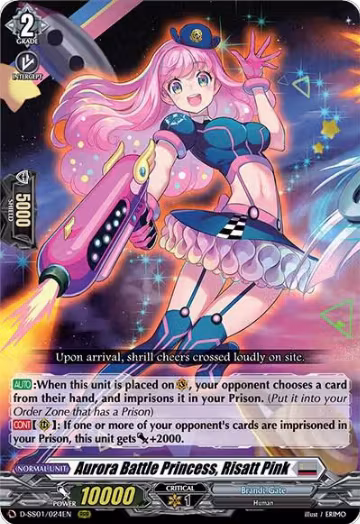 Aurora Battle Princess, Risatt Pink (D-SS01/024EN), D-SS01: Festival Collection 2021 — Vanguard card price
