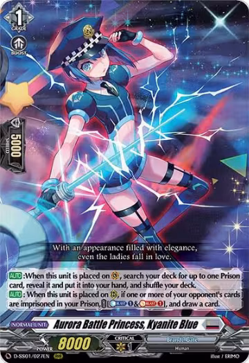 Aurora Battle Princess, Kyanite Blue (D-SS01/027EN), D-SS01: Festival Collection 2021 — Vanguard card price