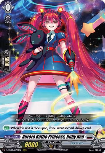 Aurora Battle Princess, Ruby Red (D-SS01/028EN), D-SS01: Festival Collection 2021 — Vanguard card price