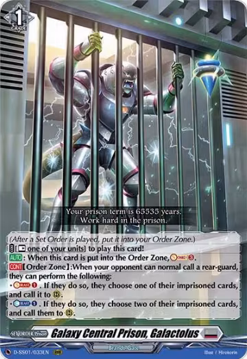 Galaxy Central Prison, Galactolus (D-SS01/033EN), D-SS01: Festival Collection 2021 — Vanguard card price