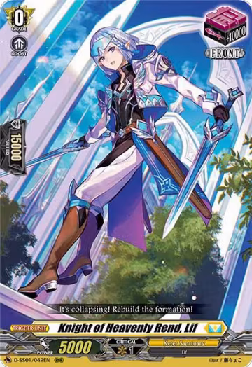 Knight of Heavenly Rend, Lif (D-SS01/042EN), D-SS01: Festival Collection 2021 — Vanguard card price