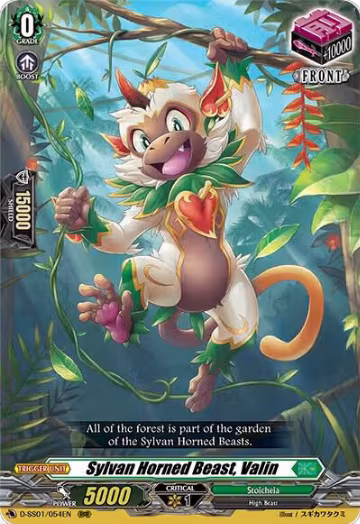 Sylvan Horned Beast, Valin (D-SS01/054EN), D-SS01: Festival Collection 2021 — Vanguard card price
