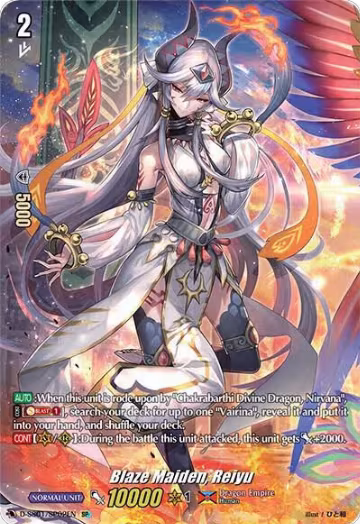 Blaze Maiden, Reiyu (SP) (D-SS01/SP02EN), D-SS01: Festival Collection 2021 — Vanguard card price