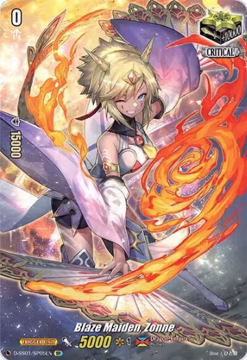 Blaze Maiden, Zonne (SP) (D-SS01/SP05EN) — card price