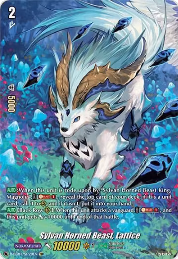 Sylvan Horned Beast, Lattice (SP) (D-SS01/SP20EN), D-SS01: Festival Collection 2021 — Vanguard card price