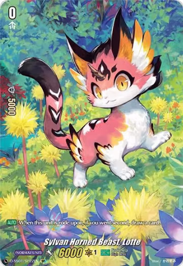 Sylvan Horned Beast, Lotte (SP) (D-SS01/SP22EN), D-SS01: Festival Collection 2021 — Vanguard card price