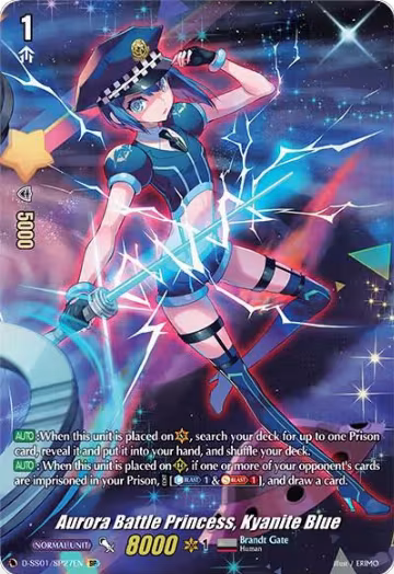 Aurora Battle Princess, Kyanite Blue (SP) (D-SS01/SP27EN), D-SS01: Festival Collection 2021 — Vanguard card price