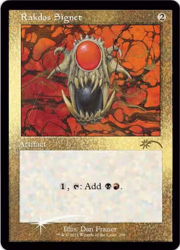 Rakdos Signet (Foil Etched) (289), Secret Lair Drop Series — Magic card price
