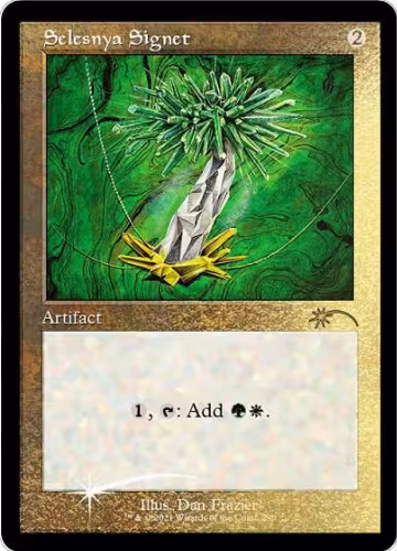 Selesnya Signet (Foil Etched) (290), Secret Lair Drop Series — Magic card price