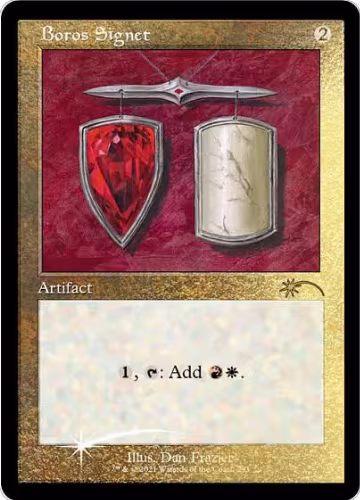 Boros Signet (Foil Etched) (291), Secret Lair Drop Series — Magic card price