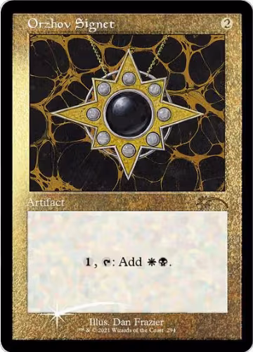 Orzhov Signet (Foil Etched) (294), Secret Lair Drop Series — Magic card price