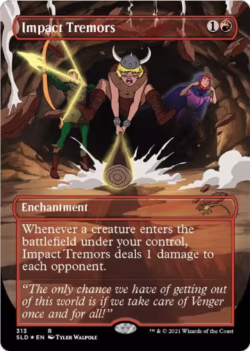 Impact Tremors (313) (313), Secret Lair Drop Series — Magic card price
