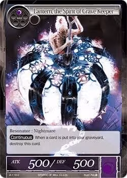 Lantern, the Spirit of Grave Keeper (2-119), The War of Valhalla — Force of Will card price