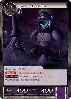 Skeleton Horseman (2-134), The War of Valhalla — Force of Will card price