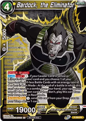 Bardock, the Eliminator (Championship Pack 2021 Vol.2) (P-334), Promotion Cards — DB Super card price