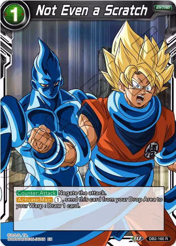 Not Even a Scratch (Event Pack 08) (DB2-160), Tournament Promotion Cards — DB Super card price